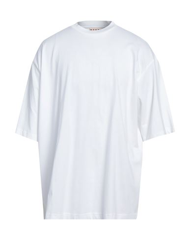 Shop Marni Man T-shirt White Size 46 Cotton