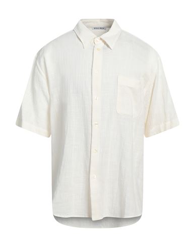 Shop Rold Skov Man Shirt Off White Size Xl Linen