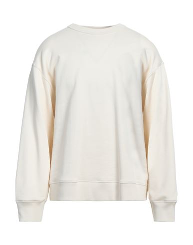 Dries Van Noten Man Sweatshirt Ivory Size Xl Cotton In White