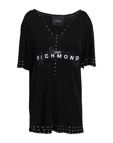 Shop John Richmond Woman T-shirt Black Size S Viscose