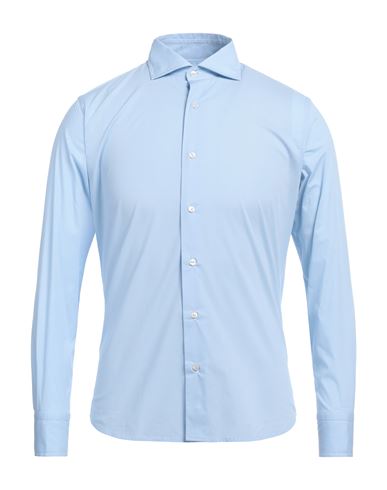 Shop Brouback Man Shirt Sky Blue Size 15 ½ Cotton, Elastane