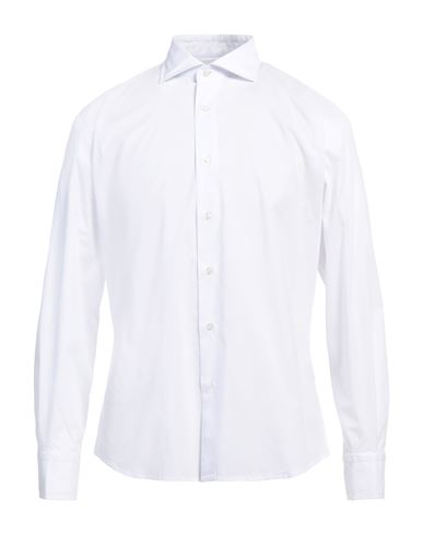 Shop Brouback Man Shirt White Size 17 Cotton, Elastane