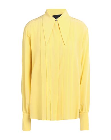 Shop John Richmond Woman Shirt Yellow Size 8 Silk