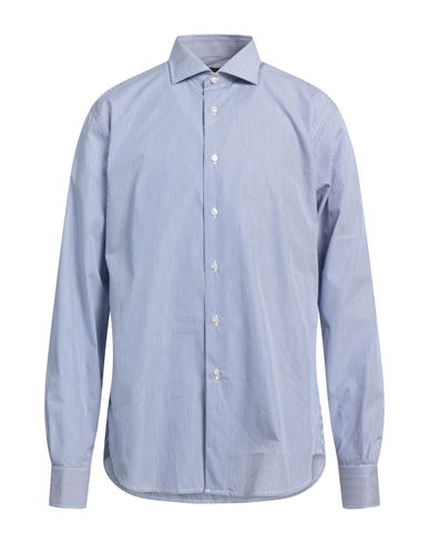 Shop Brouback Man Shirt Blue Size 17 ½ Cotton