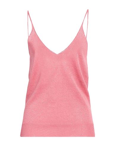 Circus Hotel Woman Top Pink Size 6 Viscose, Polyester In Pink