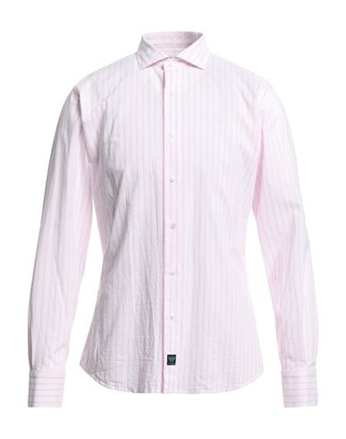 Shop Brouback Man Shirt Pink Size 17 ½ Cotton, Linen