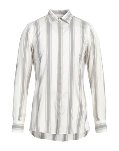 Dolce & Gabbana Man Shirt Off White Size 16 Silk