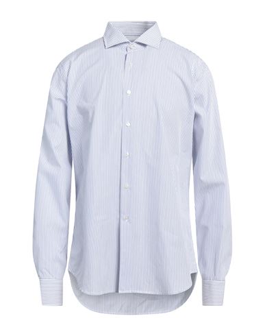 Shop Brouback Man Shirt Blue Size 17 ½ Cotton