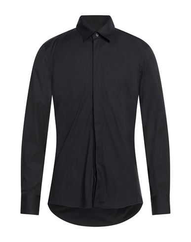 Low Brand Man Shirt Black Size 5 Cotton, Polyamide, Elastane