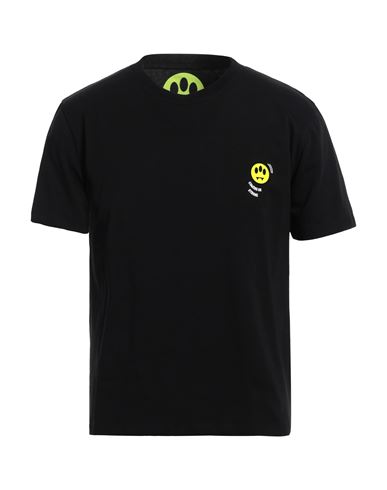 Shop Barrow Man T-shirt Black Size Xs Cotton