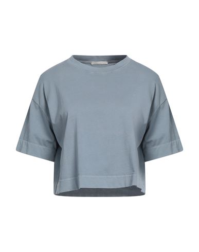 Circolo 1901 Woman T-shirt Sky Blue Size L Cotton