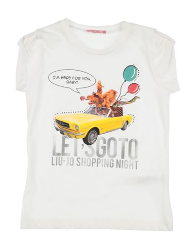 Shop Liu •jo Toddler Girl T-shirt White Size 4 Cotton, Polyester
