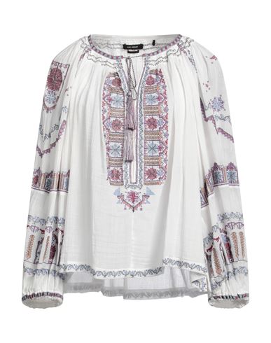 Isabel Marant Woman Top White Size 6 Cotton, Viscose