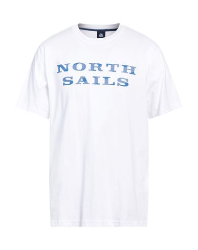 North Sails Man T-shirt White Size Xl Cotton