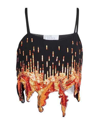 Giuseppe Di Morabito Woman Top Orange Size 8 Viscose In Orange