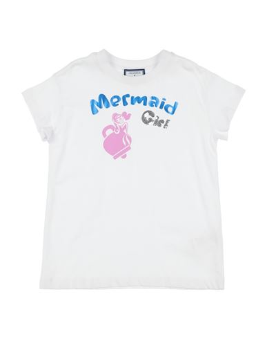 Shop Simonetta Toddler Girl T-shirt White Size 5 Cotton