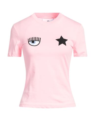 Chiara Ferragni Woman T-shirt Pink Size M Cotton