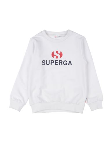 Shop Superga Toddler Boy Sweatshirt White Size 7 Cotton