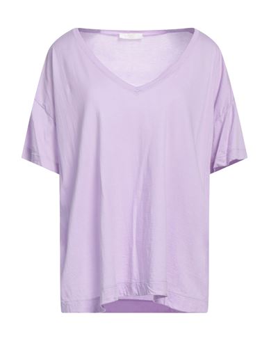 Fedeli Woman T-shirt Mauve Size 12 Cotton In Purple