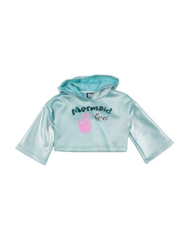 Shop Simonetta Toddler Girl Sweatshirt Light Green Size 4 Polyester, Elastane, Cotton