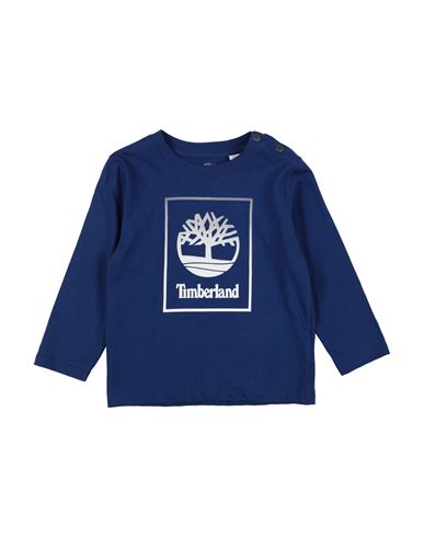 Timberland Toddler Boy T-shirt Navy Size 3 Cotton, Elastane In Blue