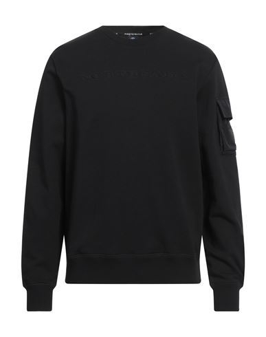 North Sails Man Sweatshirt Black Size L Cotton
