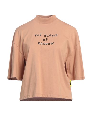 Barrow Woman T-shirt Camel Size L Cotton In Beige