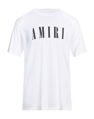 Shop Amiri Man T-shirt White Size L Cotton