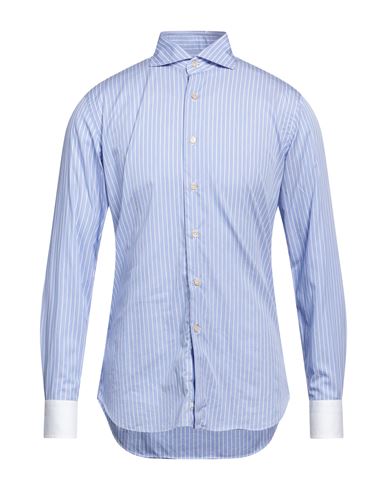 Shop Alessandro Gherardi Man Shirt Sky Blue Size 15 ¾ Cotton