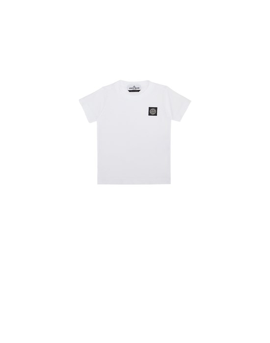 STONE ISLAND JUNIOR 20147 Short sleeve t-shirt Man White