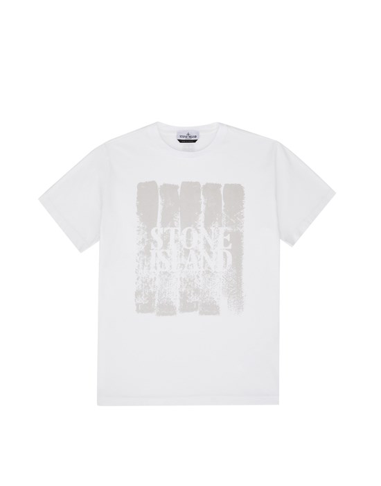 STONE ISLAND JUNIOR 21078 Short sleeve t-shirt Man White