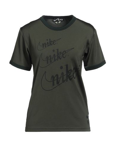 Comme Des Garçons Woman T-shirt Military Green Size Xl Polyester