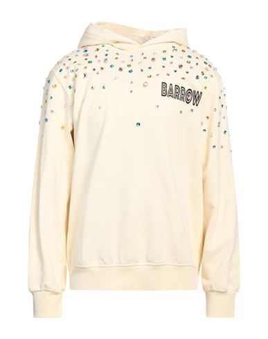 Barrow Man Sweatshirt Cream Size L Cotton In White