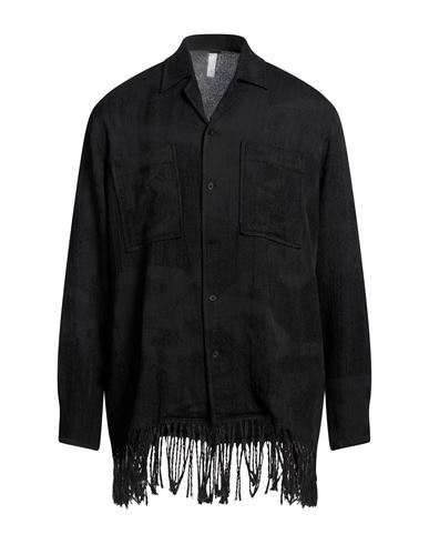 Shop Attachment Man Shirt Black Size 4 Cotton, Polyester