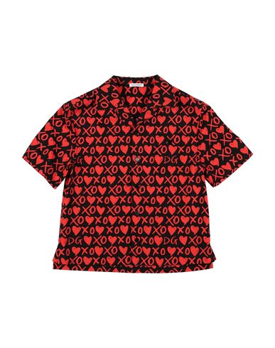 Shop Dolce & Gabbana Toddler Boy Shirt Red Size 7 Cotton