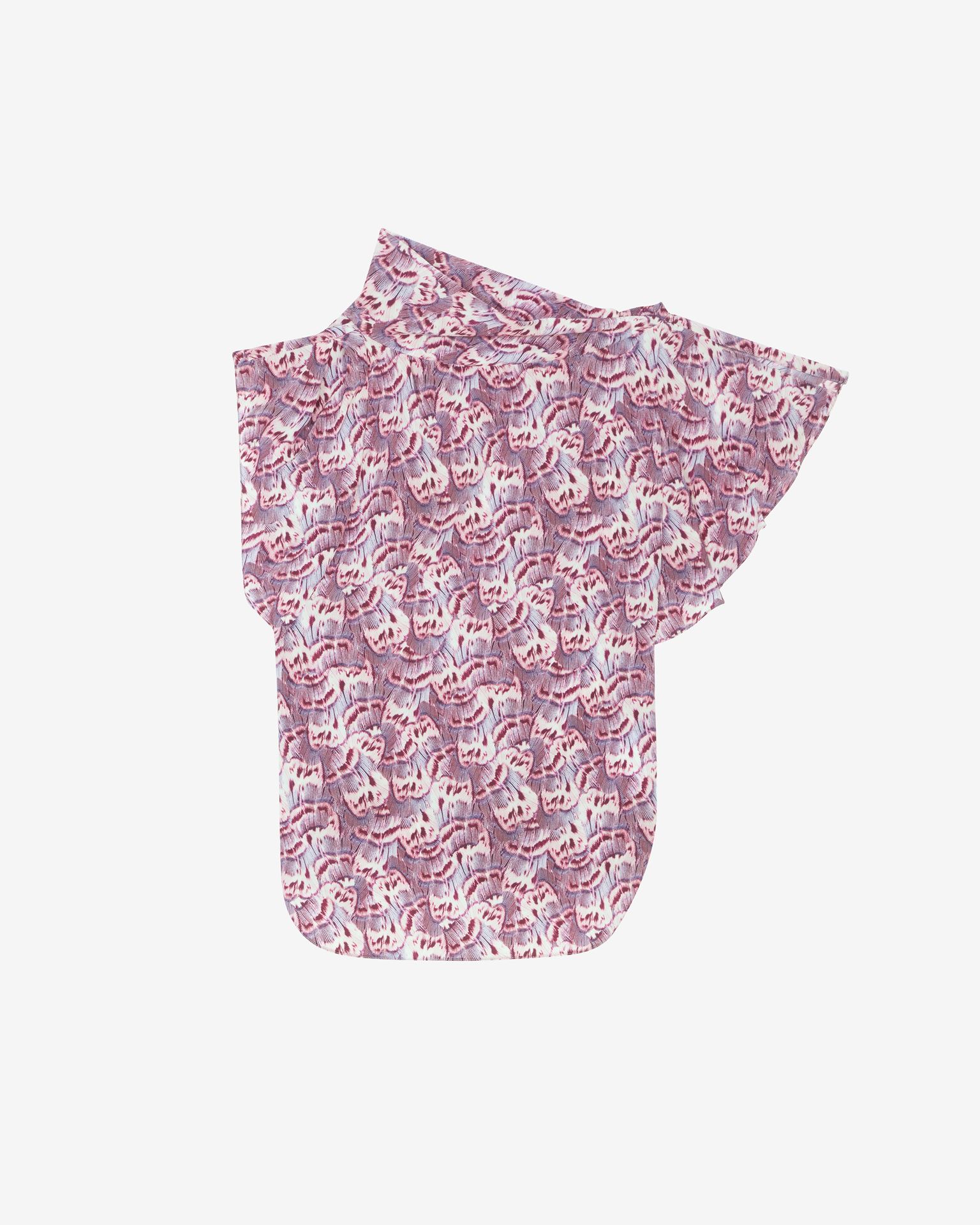 Isabel Marant Valency Top In Pink