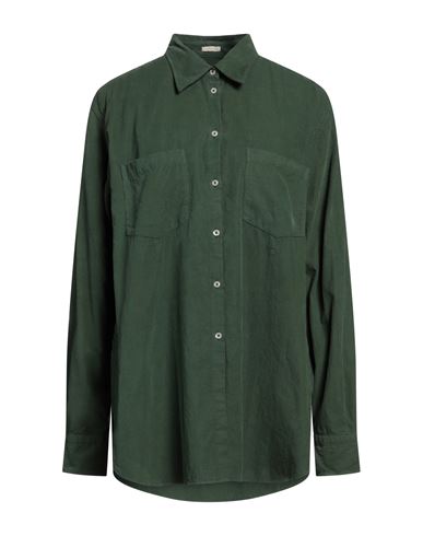 Shop Massimo Alba Woman Shirt Green Size Xl Cotton