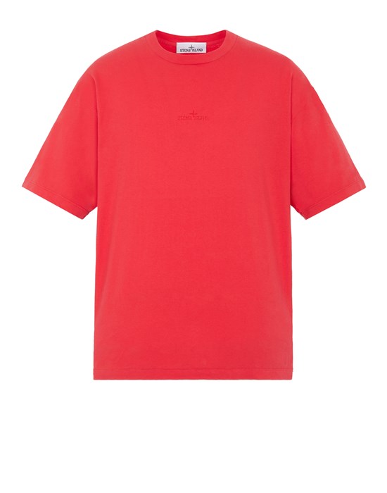 Sold out - STONE ISLAND 2RCCB Short sleeve t-shirt Man Red