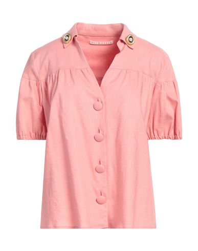 Tolèrance Tolérance Woman Shirt Salmon Pink Size Xl Viscose, Linen
