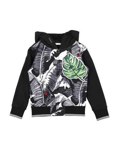 Dolce & Gabbana Babies'  Toddler Boy Sweatshirt Black Size 5 Cotton, Polyester, Viscose