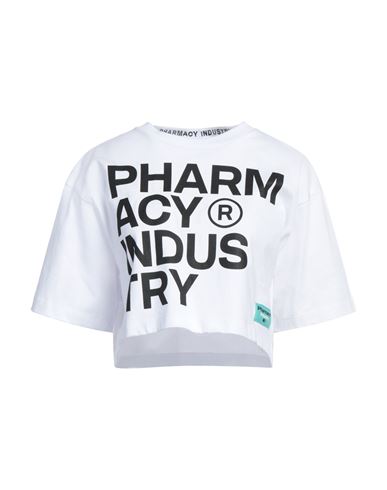 Pharmacy Industry Woman T-shirt White Size S Cotton