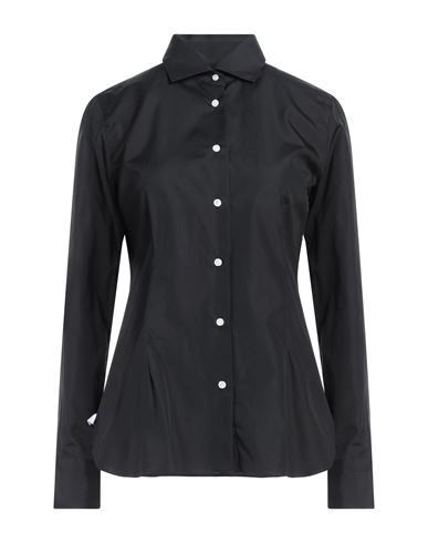 Barba Napoli Woman Shirt Black Size 8 Cotton