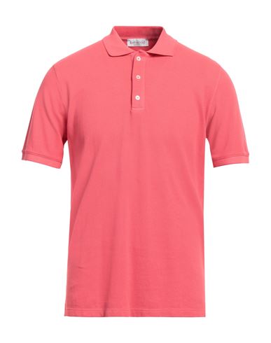 Shop Bellwood Man Polo Shirt Coral Size 40 Cotton In Red