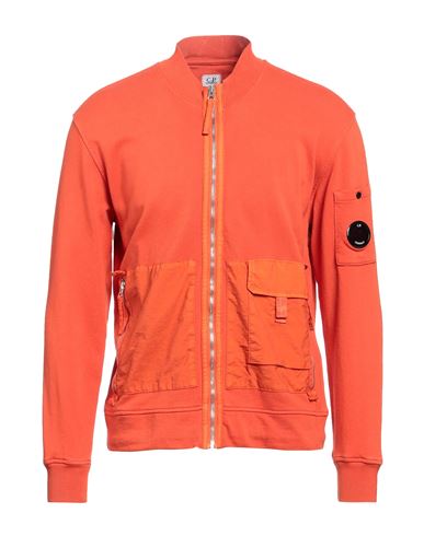 Shop C.p. Company C. P. Company Man Sweatshirt Orange Size L Cotton
