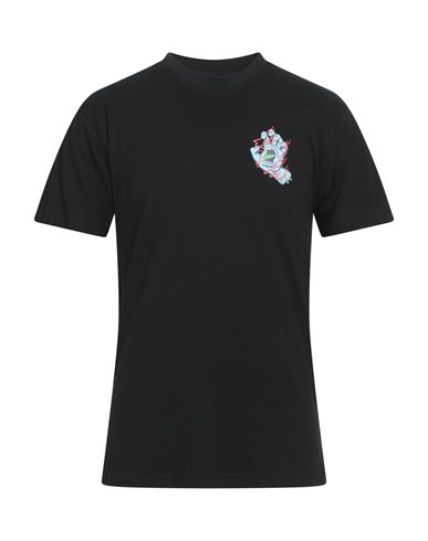 Santa Cruz Man T-shirt Black Size M Cotton