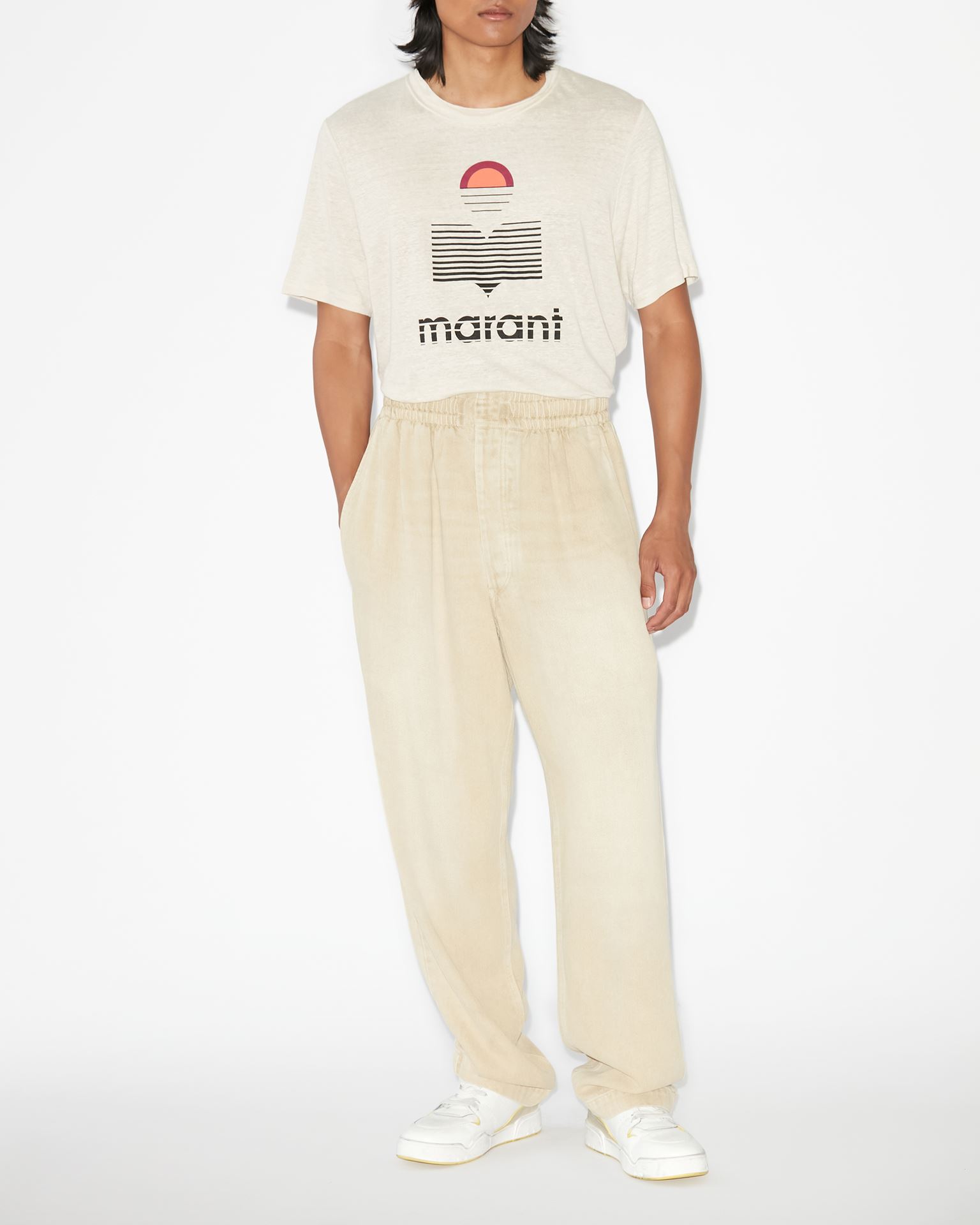 Isabel Marant, Karman T-shirt Con Logo - Uomo - Bianco