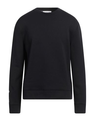 Shop Lanvin Man Sweatshirt Black Size L Cotton