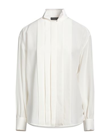 Emporio Armani Woman Shirt White Size 10 Silk