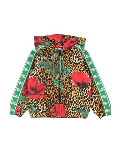 Dolce & Gabbana Toddler Boy Sweatshirt Green Size 3 Cotton In Green