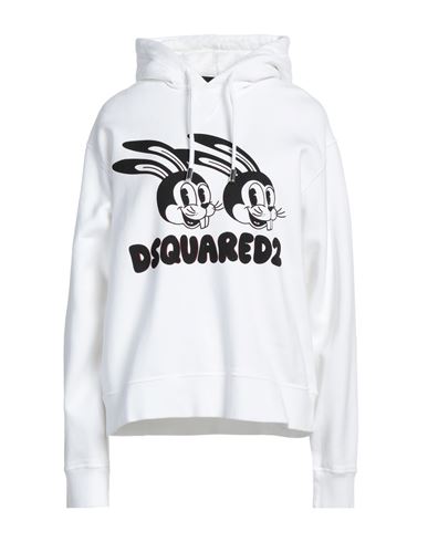 Dsquared2 Woman Sweatshirt White Size S Cotton